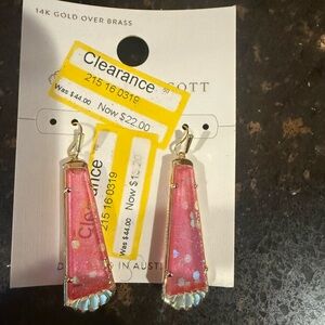Kendra Scott Pink Earrings Elegant Jewelry